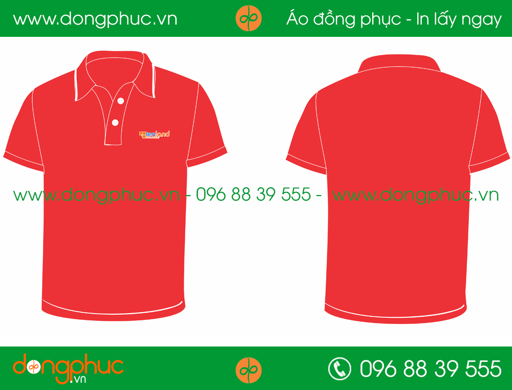 Áo phông đồng phục công ty Tienland